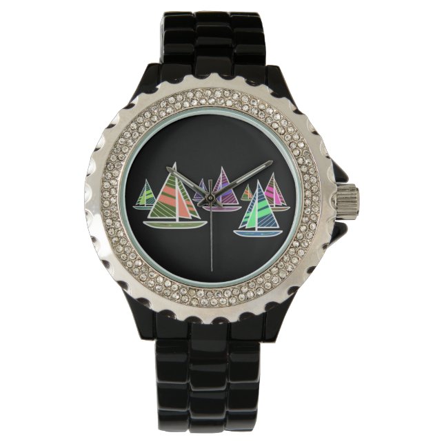 Neon Sails Horloge (Voorkant)
