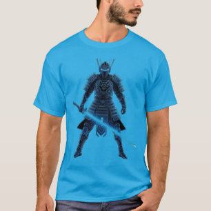 Neon Samurai: Cyberstrijder T-shirt
