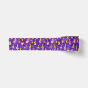 Neon Schedel Feestje Kegel Patroon Lint