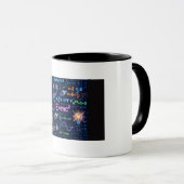 Neon Science Equations Coffee Mug | Physics Math S (Devant droit)