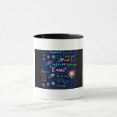 Neon Science Equations Coffee Mug | Physics Math S Mok (Midden)