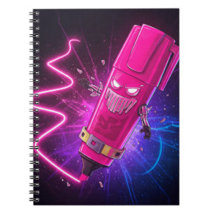 Neon Scribbler Notitieboek