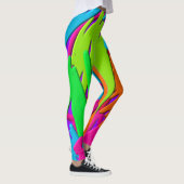 Neon Scribbles Leggings (Rechts)