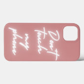Neon Script Telefoon Case telefoonhoesje (Achterkant (horizontaal))