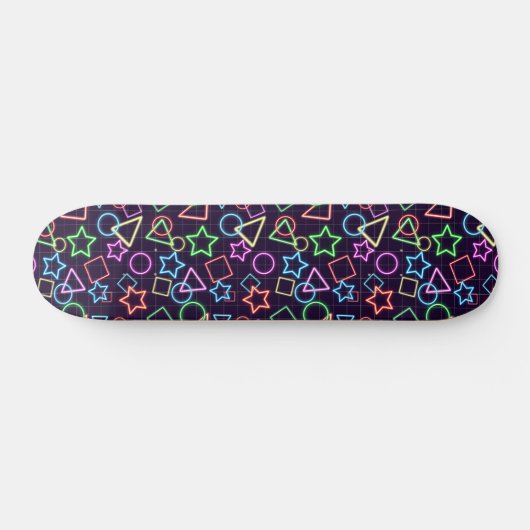 Neon Shapes Skateboard (Horizontaal)
