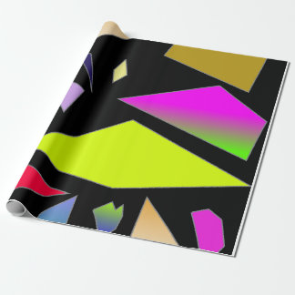 Neon Shapes Wrapping Paper Cadeaupapier