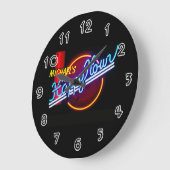 Neon Sign Bar Grote Klok (Hoek)