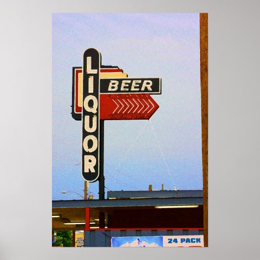 Neon Sign Print (Voorkant)