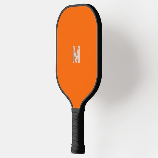 neon sinaasappel - monogram toevoegen pickleball paddle (Links)
