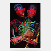 Neon Skeleton Embrasser Art Fusion (Recto)