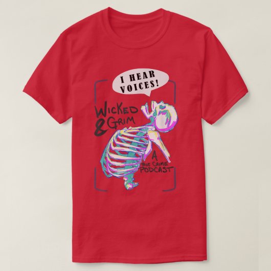 Neon Skeleton T-Shirt (Design voorkant)