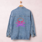Neon Skull dames denim jas Jacket (Hangar)