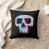 Neon Skull Kussen (Deken)