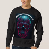 Neon Skull "Live Beyond Limits" Sweatshirt (Devant)