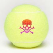 Neon Skull Penn balles de tennis (Devant)