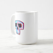 Neon Skull Tea & Coffee Mok (Voorkant links)