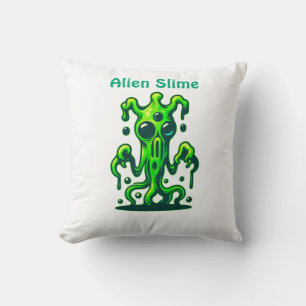 Neon Slime Monster – Cool Creepy Alien Design Kussen