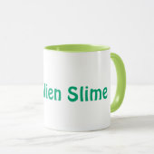 Neon Slime Monster – Cool Creepy Alien Design Mok (Voorkant rechts)