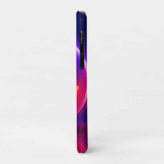 Neon Smile voor Happy Glow Case-Mate iPhone Case (Achterkant/links)