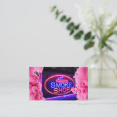 Neon Smoke Shop Carte de visite (Debout devant)