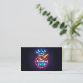 Neon Smoke Shop Carte de visite (Debout devant)