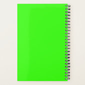Neon Snake Personalized Planner (Achterkant)
