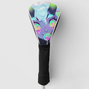 Neon Snoep Demon Monster Meisje Esthetisch Golfheadcover