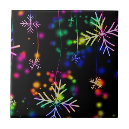 Neon Snow Tegeltje (Voorkant)