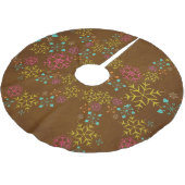 Neon Snowflakes Holiday Tree Skirt Kerstboom Rok (Gekanteld)