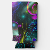 Neon Space Stars Colorful Lights (Achterkant)