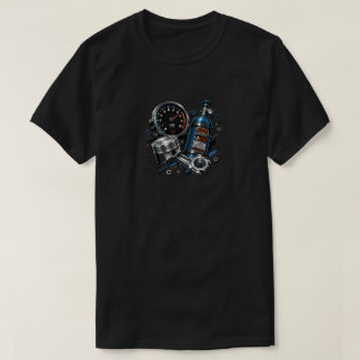 Neon Speed & Nitro Grafische T-shirt voor Autolief