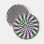 Neon Spinning Wheel Magnet Magneet (Voorkant / Achterkant)