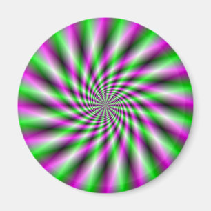 Neon Spinning Wheel Magnet Magneet