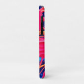 Neon Splatter: Abstracte levendige kunst Case-Mate iPhone Case (Achterkant/links)