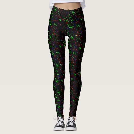 Neon Sprinkles Leggings (Voorkant)