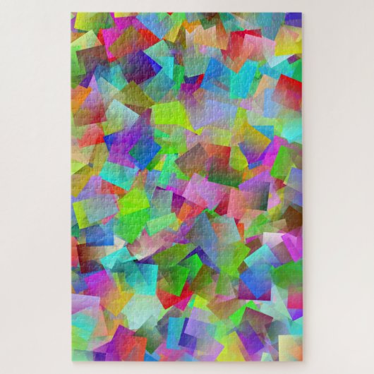 neon squares puzzel (Verticaal)