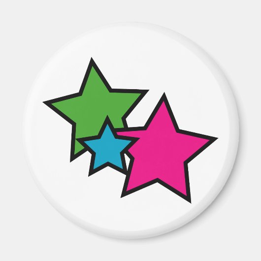 Neon Star Magnet Magneet (Voorkant)