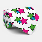 Neon Star Stropdas (Opgerold)