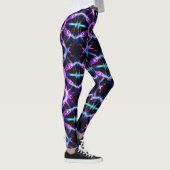 Neon Starburst-caleidoscoop Leggings (Rechts)