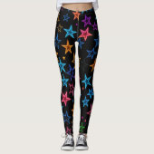 Neon Stars Leggings (Voorkant)