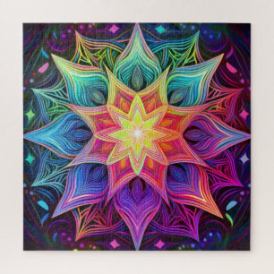 Neon Stars Puzzel