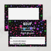 Neon Stars RSVP (Devant / Derrière)