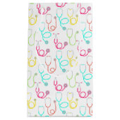 Neon Stethoscoop patroon Klein Cadeauzakje (Voorkant)