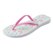 Neon Stethoscoop patroon Teenslippers (Schuin)