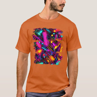 Neon stijl UV Glow feest Rave grappig T-shirt