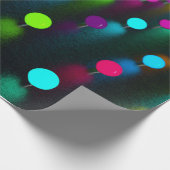Neon Stippen Cadeaupapier (Hoek)
