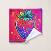 Neon Strawberry Pop (Gant de toilette)