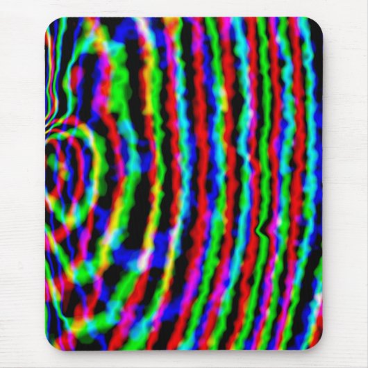 Neon Streamers Mousepad Muismat (Voorkant)