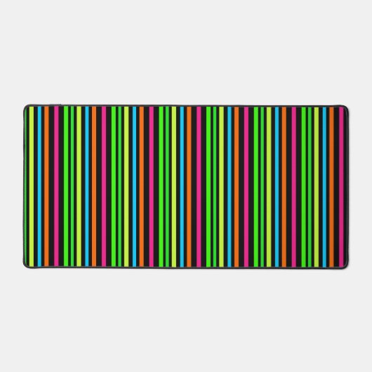 Neon strepen bureaumat (Voorkant)