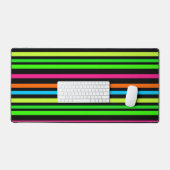 Neon strepen bureaumat (Keyboard & Muis)